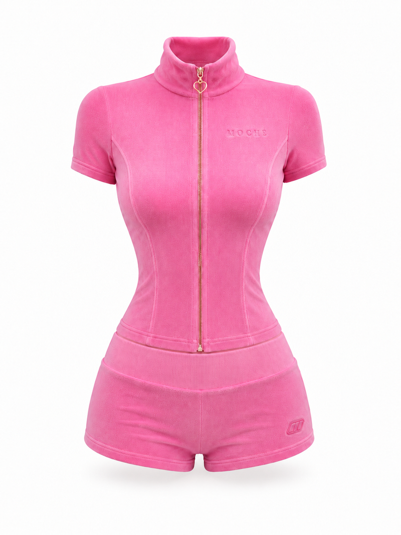 Velour Strawberry Summer Set
